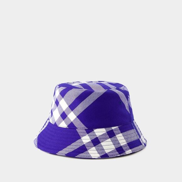 Monogram Bucket Hat - Burberry - Wool - Blue - Picture 2 of 2